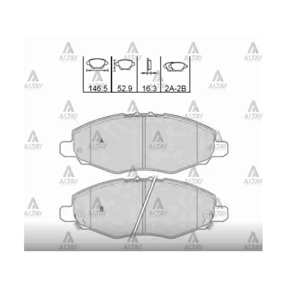 Avensis 09-14 Corolla Uyumlu Verso 09-14 Ön Fren Balata - AYD-60245A - 04465-0K100