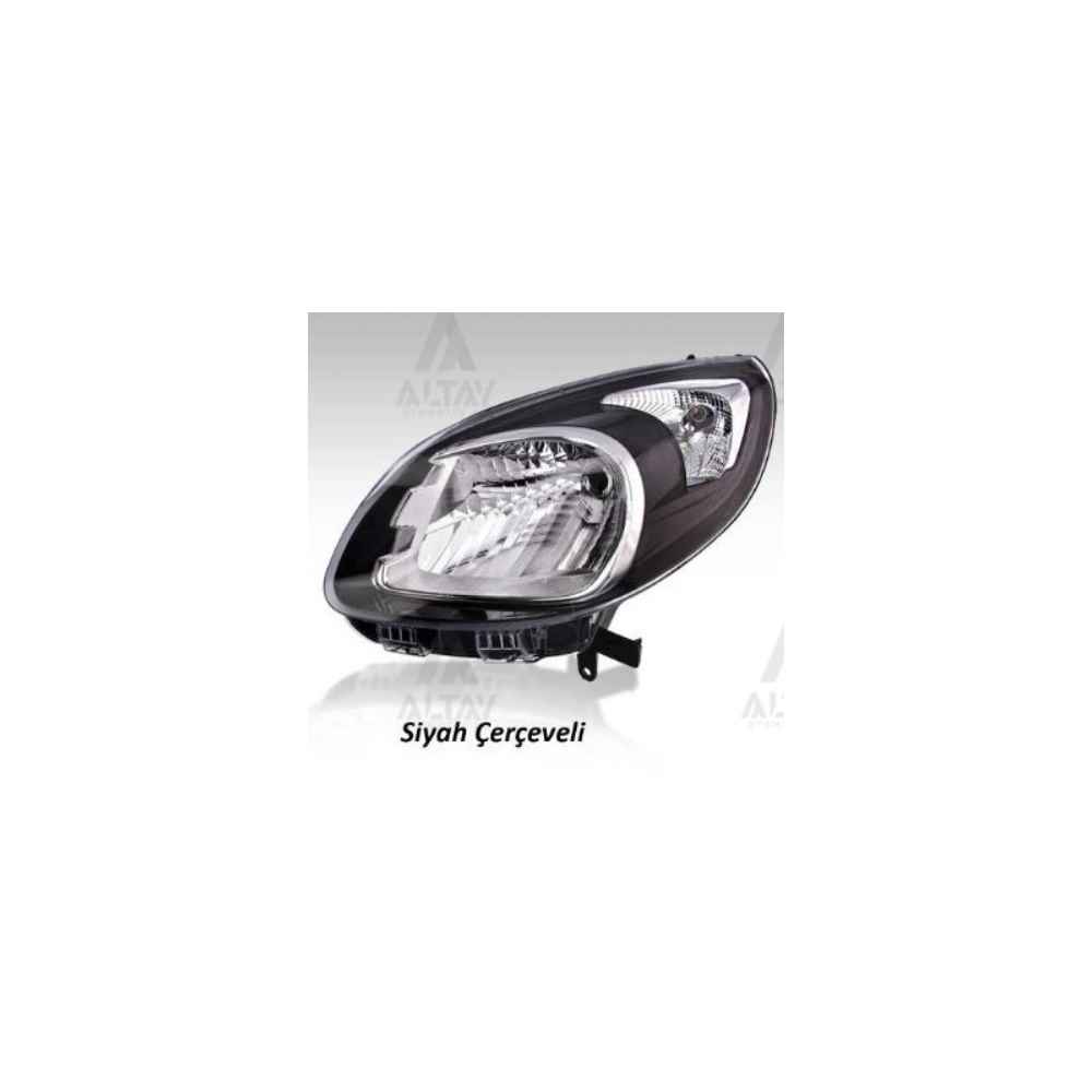 Kangoo 13- Siyah Çerçeveli Manuel Sol Far - AYF-202315 - 260607949R 