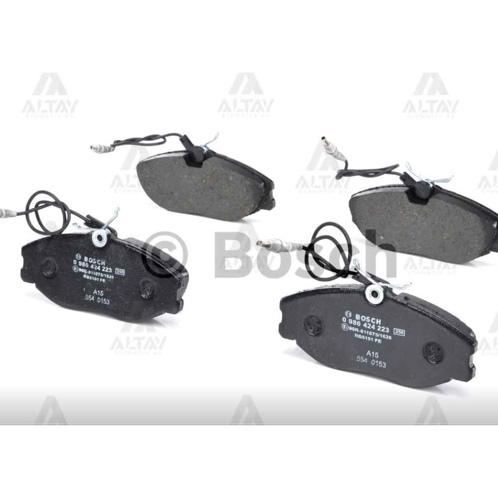 406 95-04 Fişli 15 Jant Ön Balata - BSH-0986424223 - 425132 