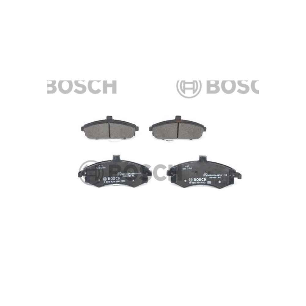 Elantra 01-03 Getz 08 Dizel Matrix 06- Sonata 2.4 Fren Balata Ön - 5810117A00 BSH-0986424810 