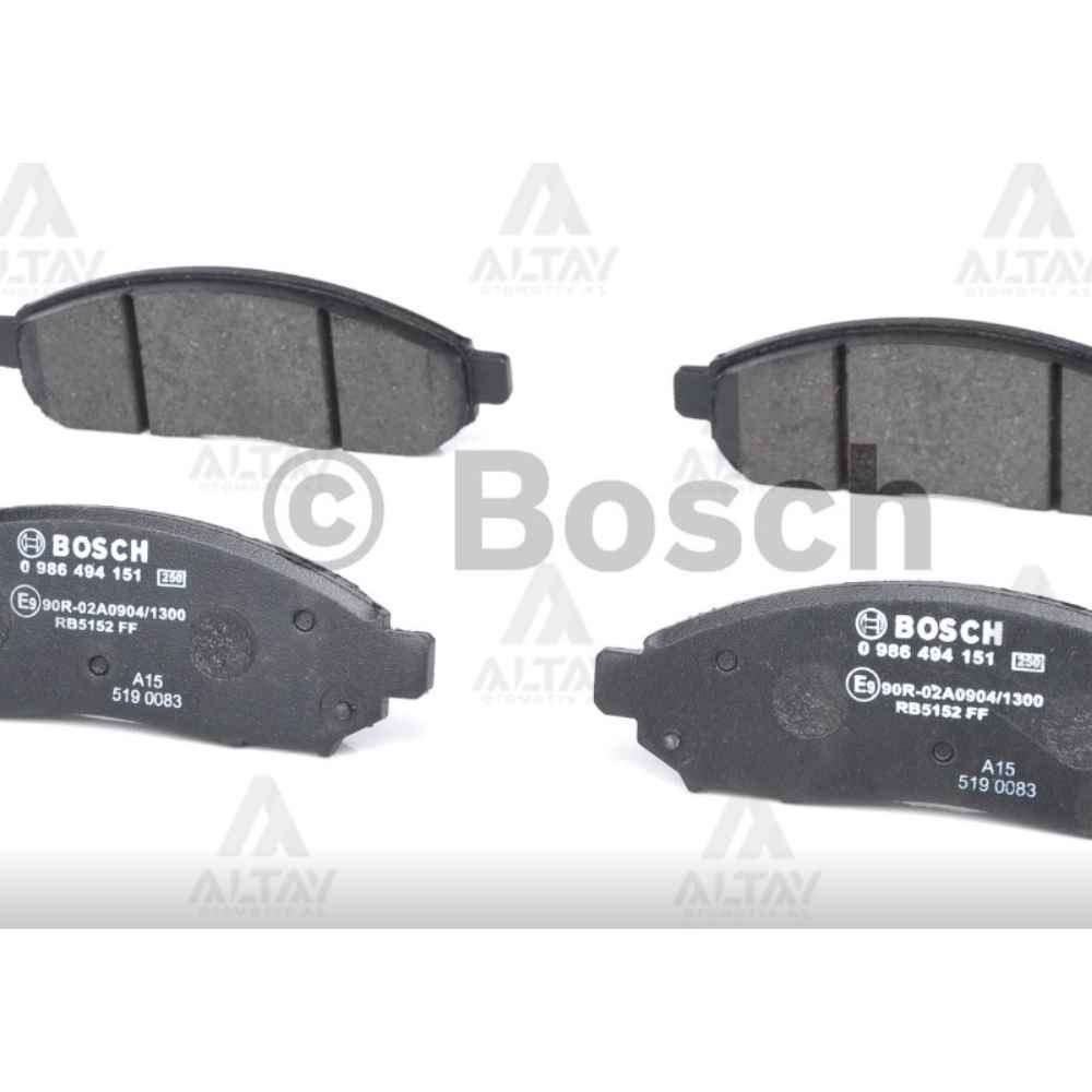  Navara 04-10 Patfinder 05-11 17 Jant Ön Fren Balata - BSH-0986494151 - 41060-EB326 