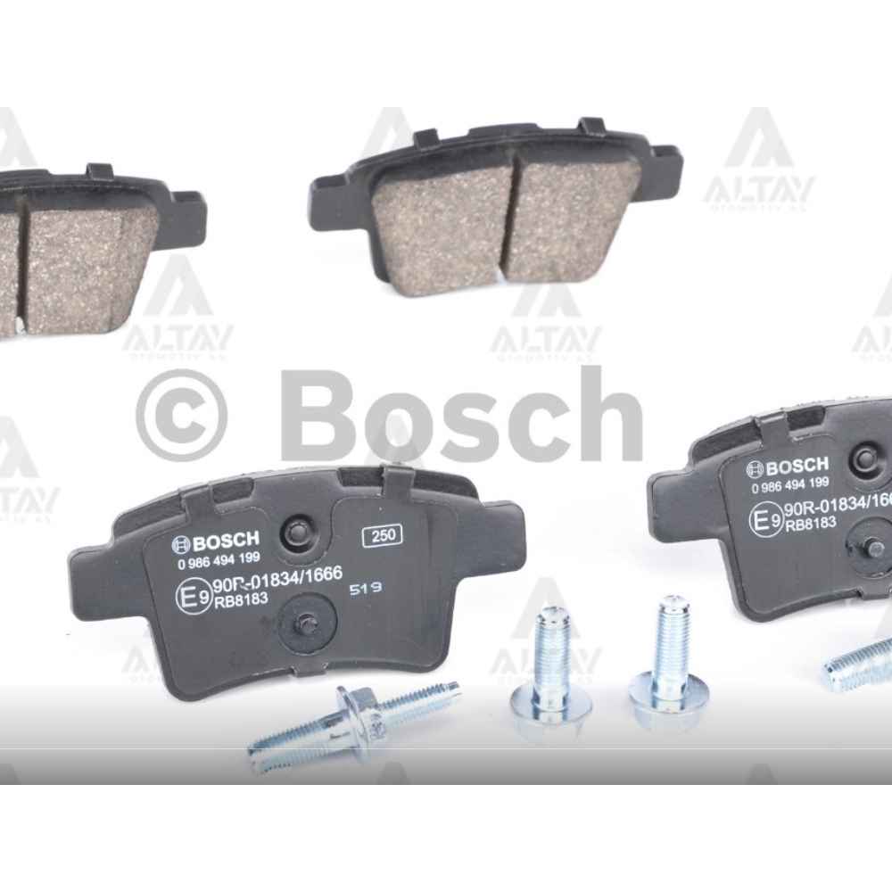  C4 Picasso 06- 1.6Hdi-1.8-2.0-2.0Hdi Arka Fren Balata - BSH-0986494199 - 1611141080 