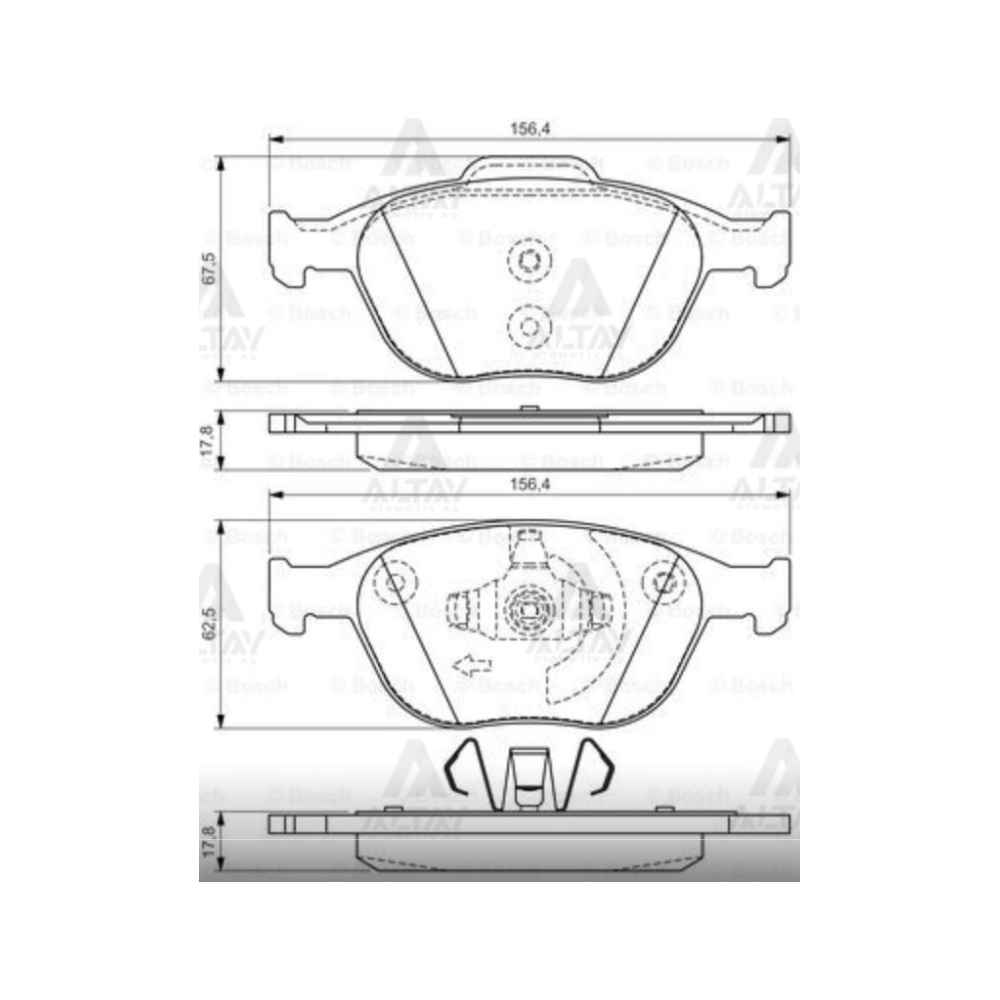 Connect 02- Ön Fren Balata - BSH-0986495066 - 1360303 