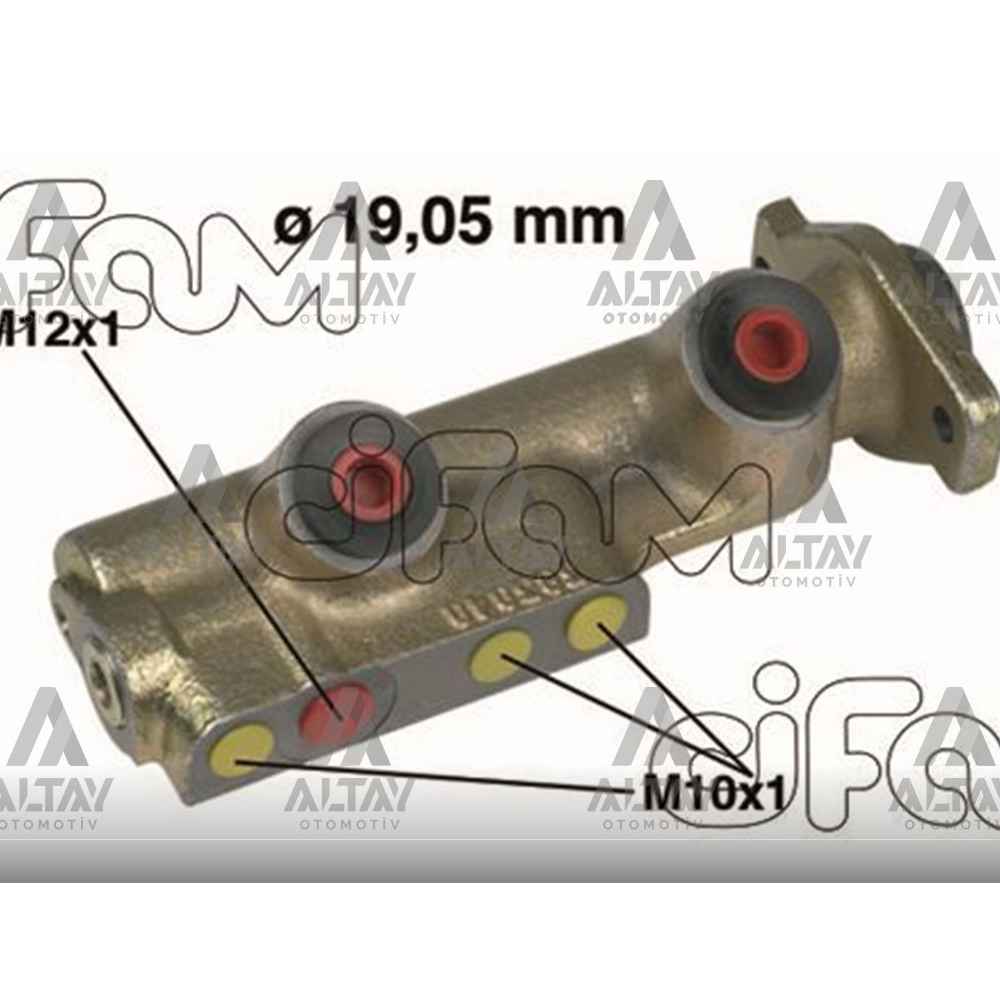 R9 85-00 R11 85-00 Döküm 19 05Mm Fren Ana Merkez - CFA-202-080 - 7700590483 