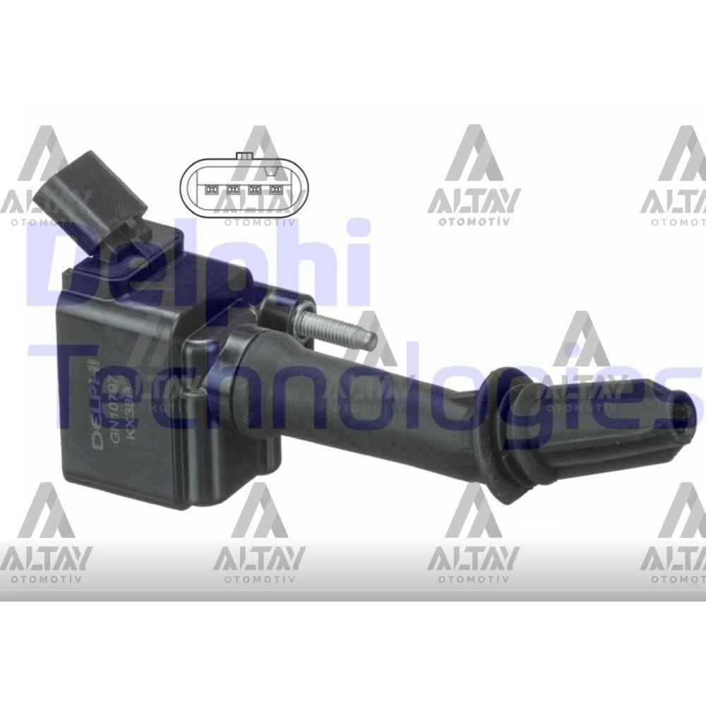 Astra K 15- 1.4 T Mokka 12- 1.4 Ateşleme Bobini - DEL-GN10797-12B1 - 1208117 