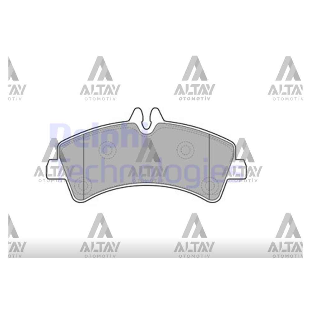  Sprinter 06-09 Crafter 06-16 Çift Teker 5T Arka Fren Balata - DEL-LP1984 - 2E0698451A 