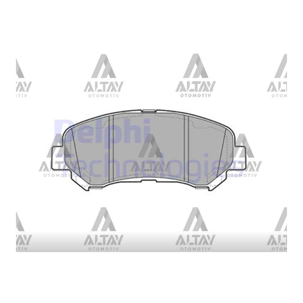  Qashqai 07-12 Xtrail 08-11 Kaleos 2.0 Ön Fren Balata - DEL-LP2031 - 55810-57L50 
