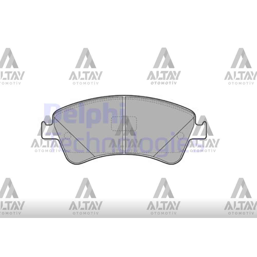  Avensis 09-18 Corolla Verso 09-14 Ön Fren Balata - DEL-LP2104 - 04465-02190 