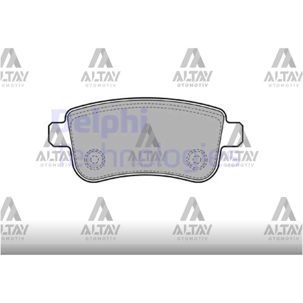  Megane 08- Grand Scenic 08- Arka Fren Balata - DEL-LP2153 - 440601416R 