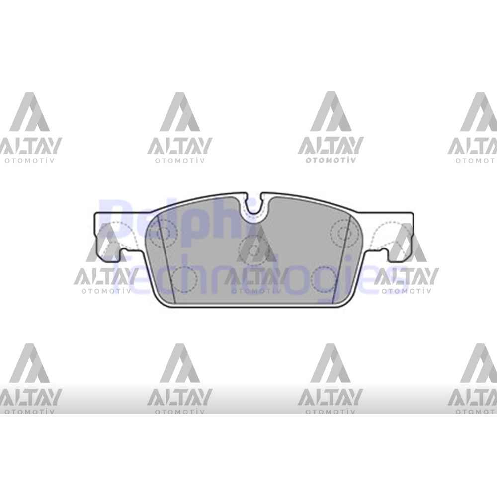  508 10- 508 Sw 10- Fişli Ön Balata - DEL-LP2248 - 4254A6 