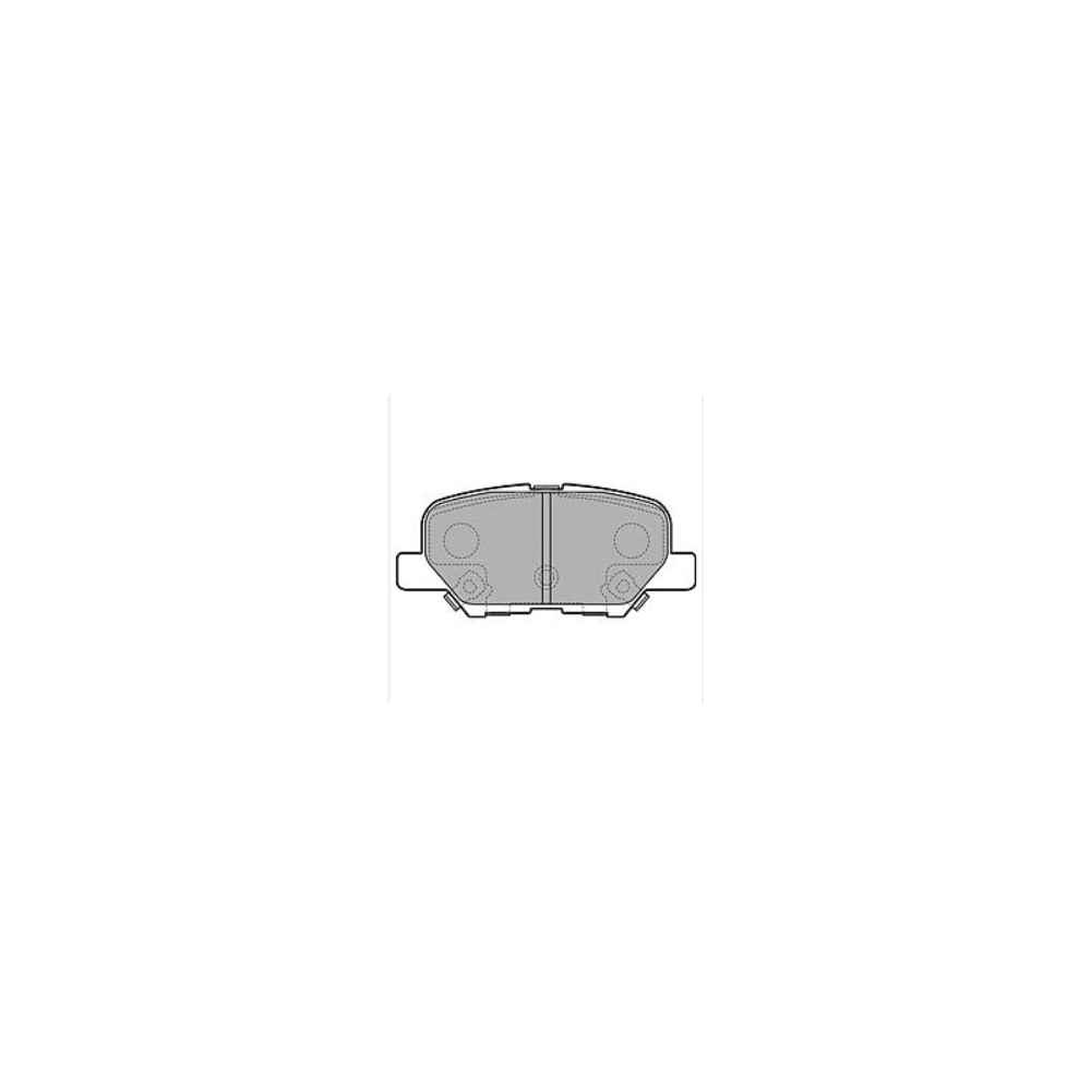  Asx 10- Outlander 12- 6 13- 4008 12- C4 Aircross 12- Arka Fren Balata - 1609899680 DEL-LP2501 