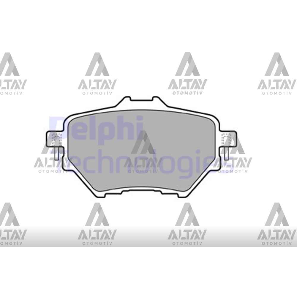  308 14- 3008 16- C4 Picasso 13- Arka Balata - DEL-LP2505 - 1609000680 