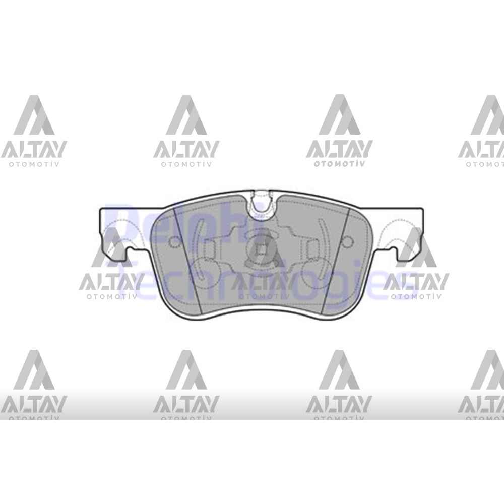  C4 Picasso 13- C4 Grand Picasso 13- 1.6Vti-1.6Hdi-2.0 Ön Fren Balata - 1609898380 DEL-LP2689 