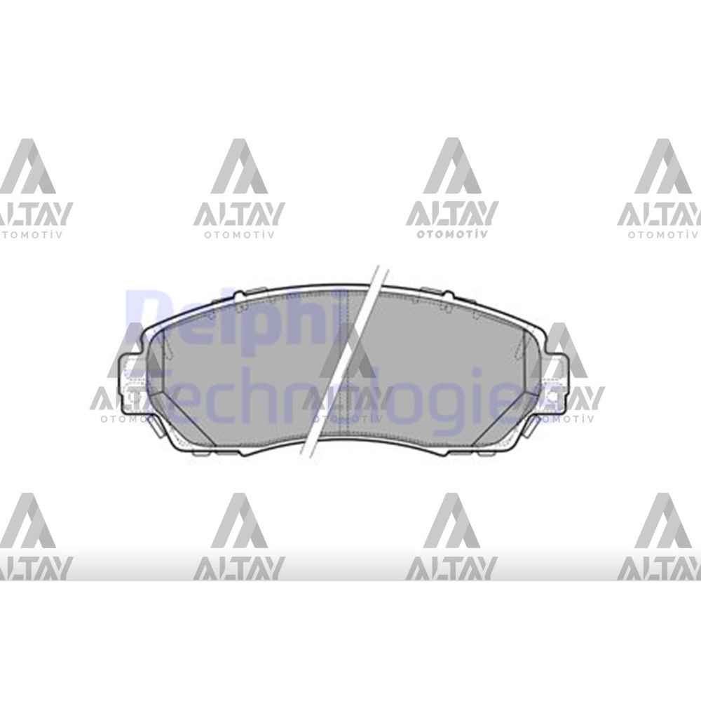 Crv 2015-2018 4wd Crv 2018 Sonrası Ön Fren Balatası Dellp2710 45022t1gg00 