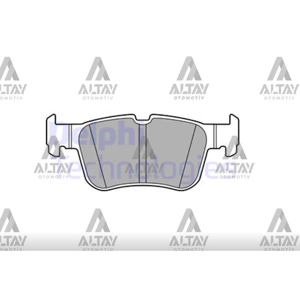  Mondeo V 14- S-Max 15- Galaxy 15- Arka Fren Balata - DEL-LP3151 - DG9C2M007HA 