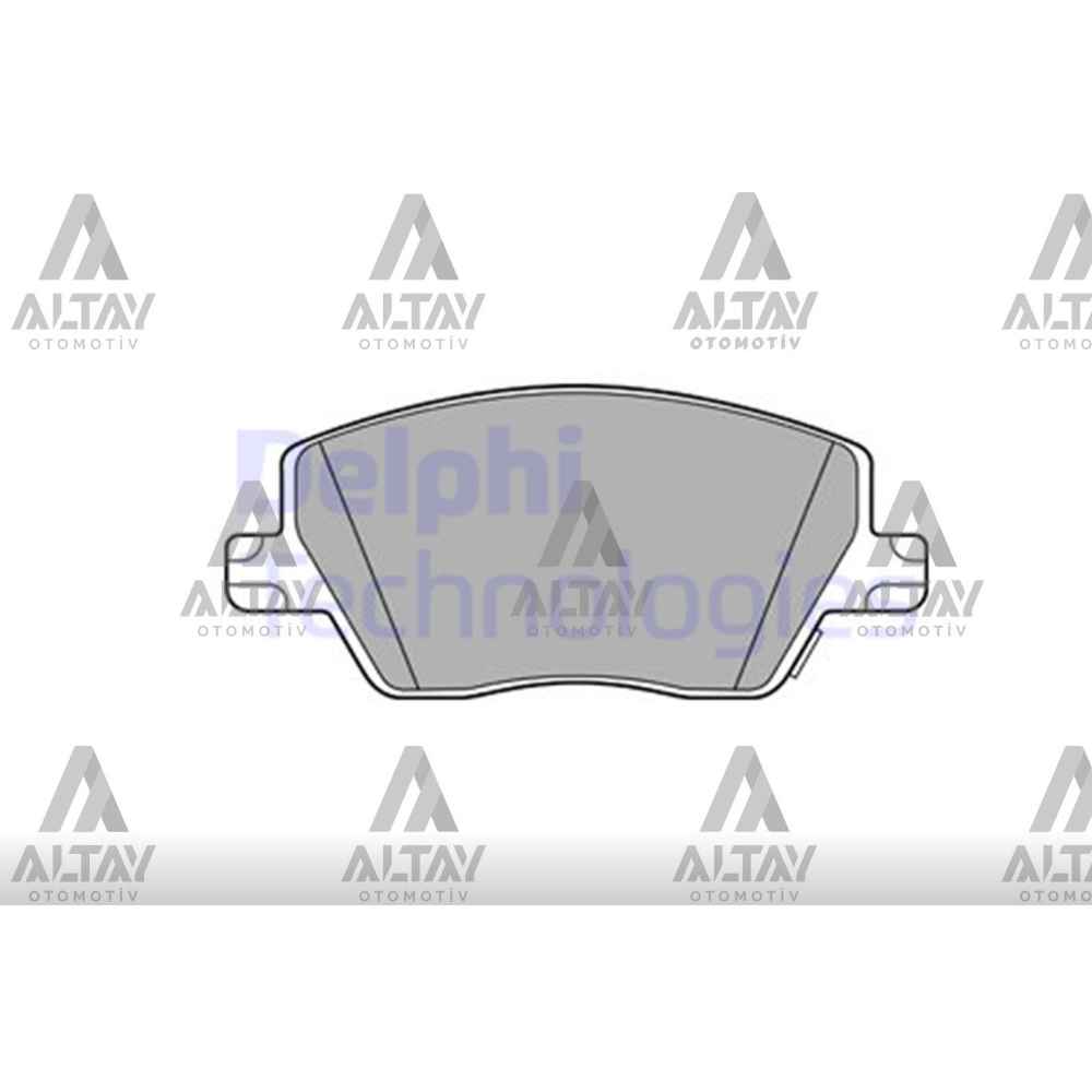  Egea 15- 1.3 -1.6 Mando Fren Sistemi 133Mm Ön Fren Balata - DEL-LP3289 - 77367628 