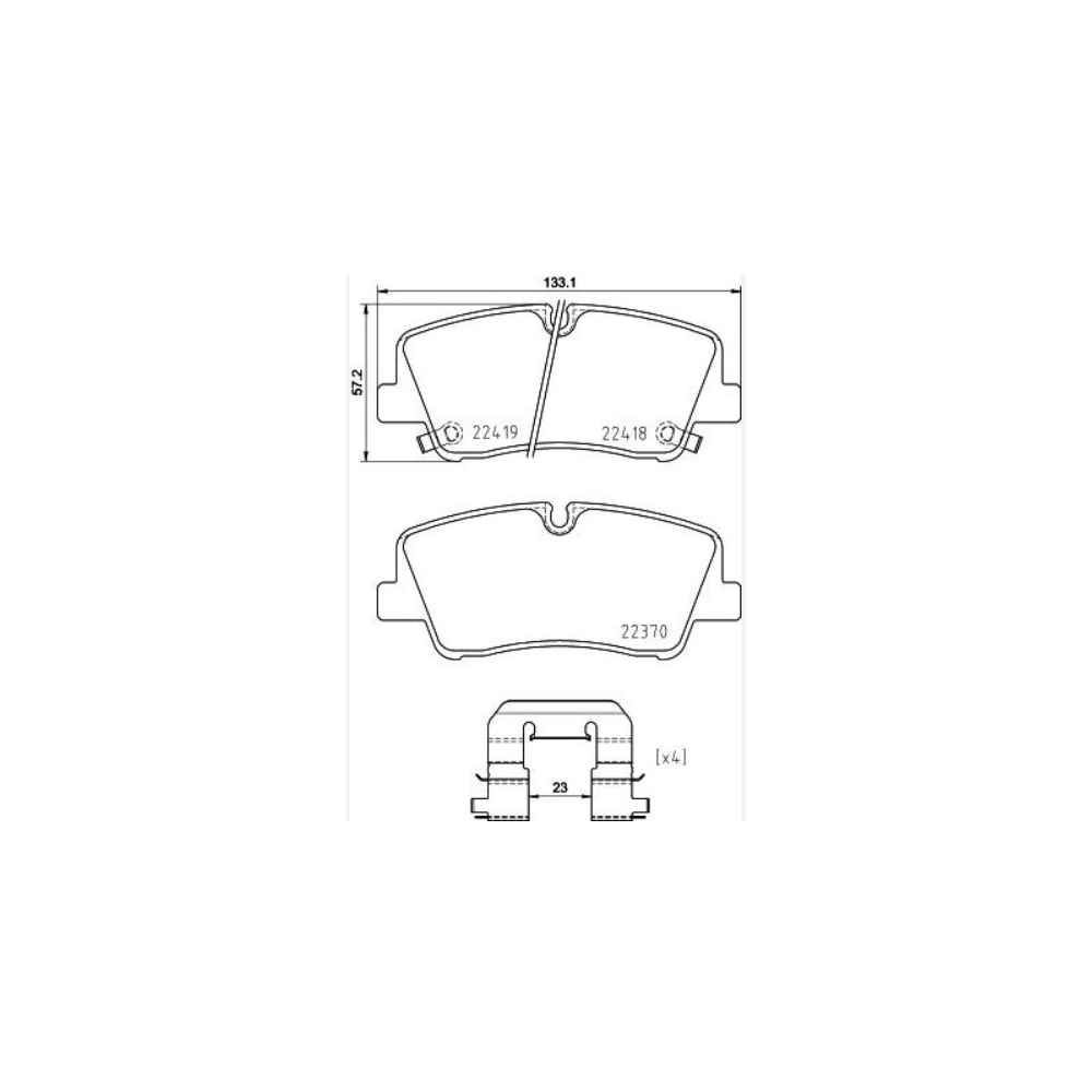 H-350 Panelvan 15-19 Disk Arka Fren Balata - DEL-LP3295 - 58301-59A00 