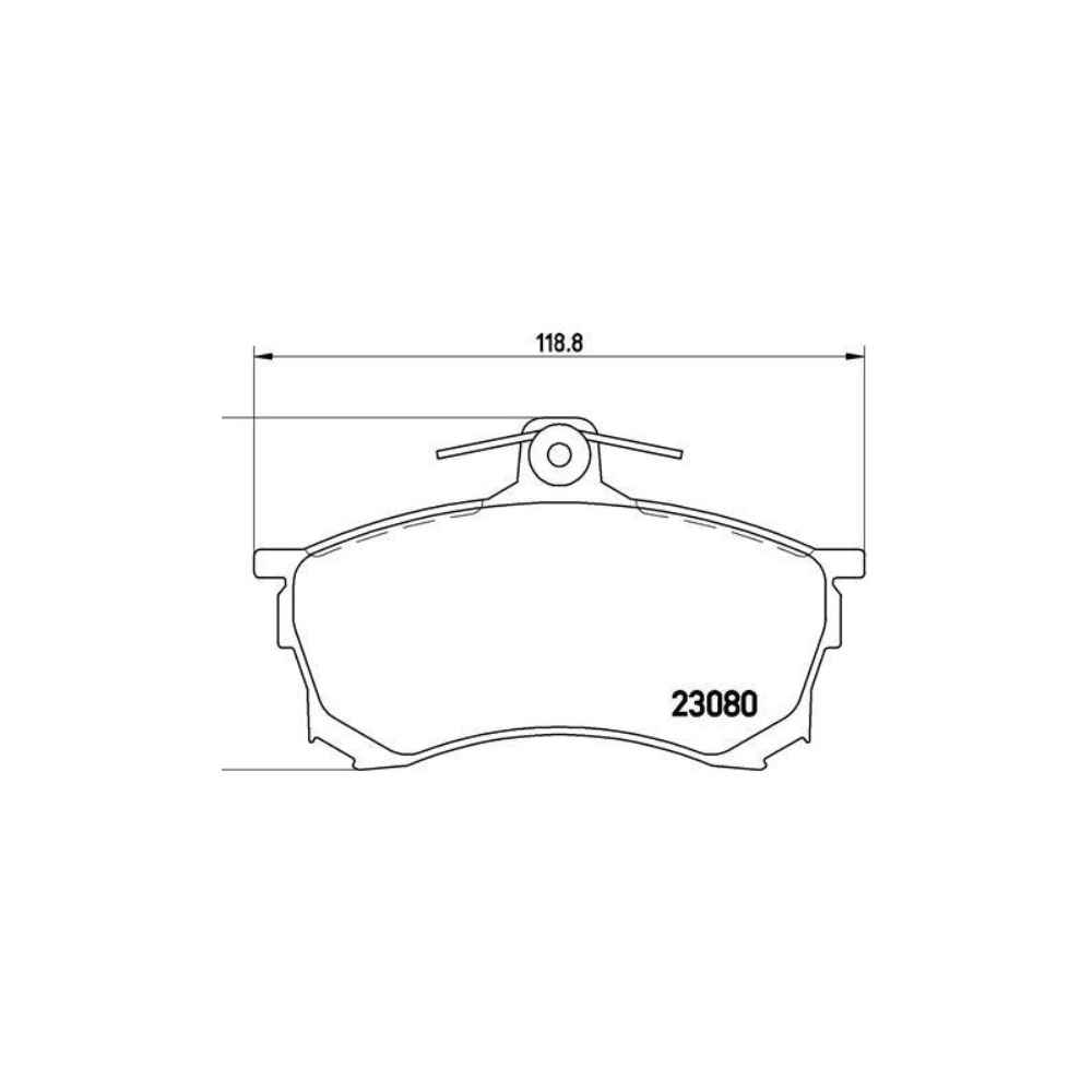 Carisma 1.6 95-06 Ön Balata - DEL-LP992 - DBP511116 
