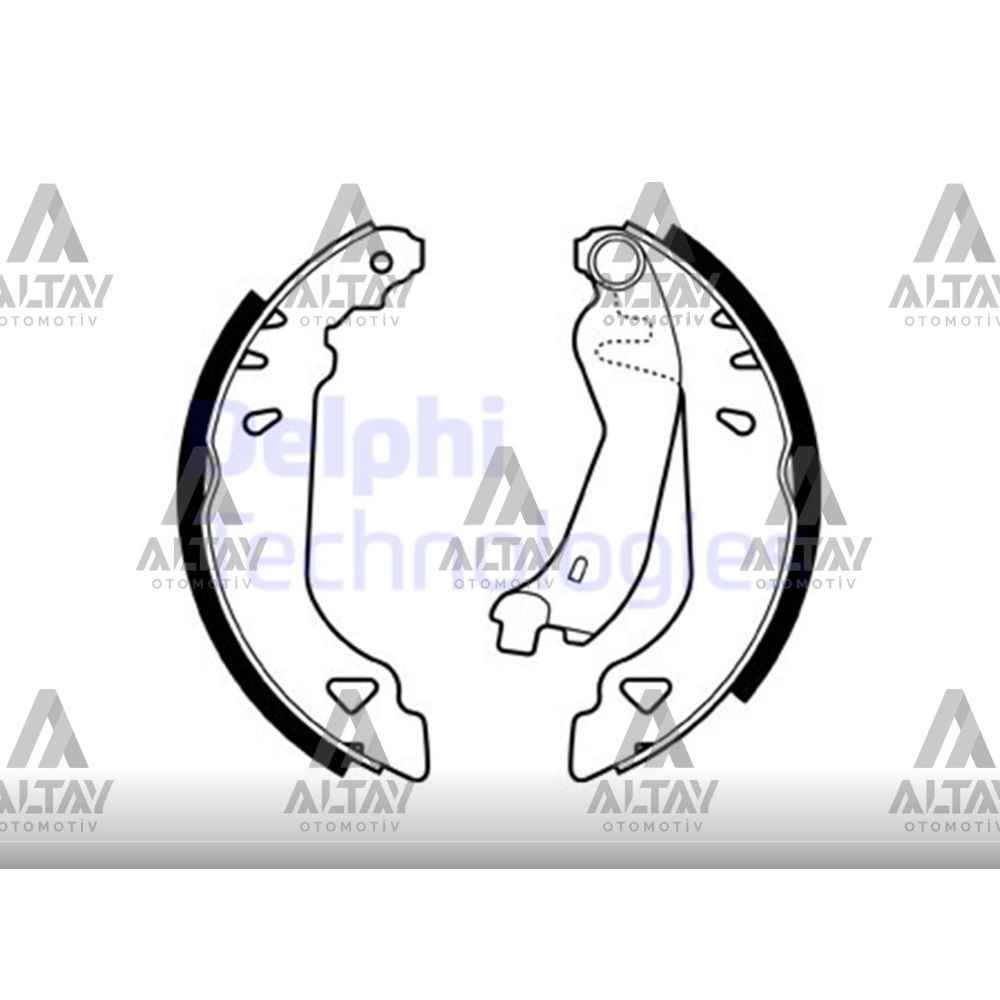 Tempra Pabuç Arka Fren Balata - DEL-LS1378 - 5890500 