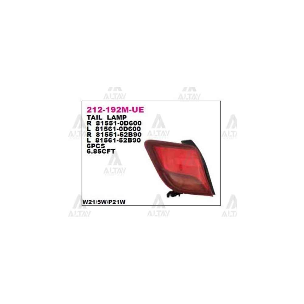 Toyota Uyumlu Yaris 2015-2016 Sol Stop Lambası 81561-0D600
