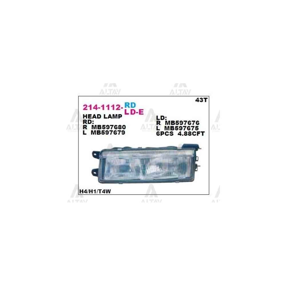 Lancer 88-92 Sağ Far - DPO-214-1112R-LD-E - 214-1112R-LD-E 