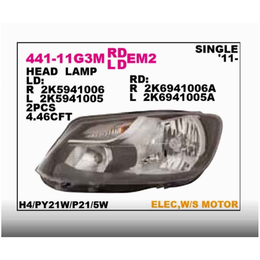 Caddy 10-15 H4 Sol Far - DPO-441-11G3LMLDEM2 - 2K5941005A 