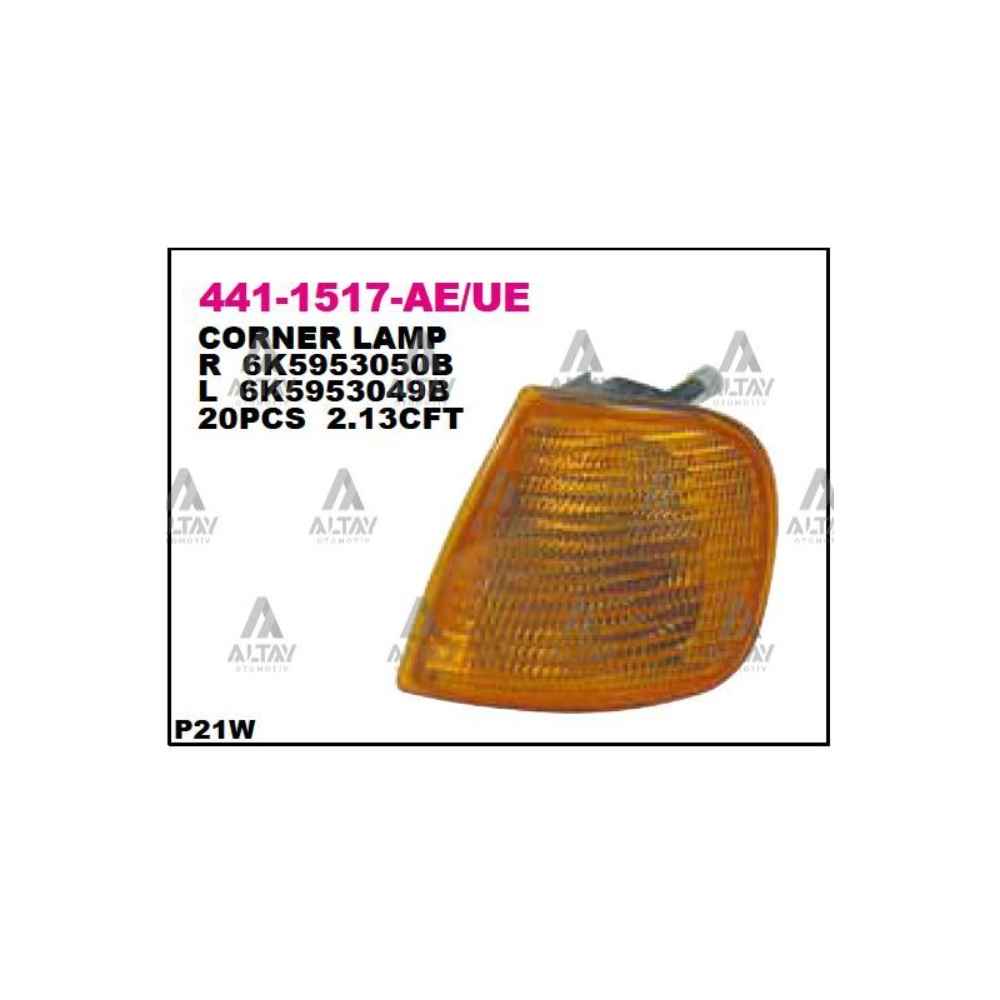 Poloclassic Caddy ibiza 97-00 Sarı Sol Sinyal Lambası - DPO-441-1517L-UE - 6K5953049B 