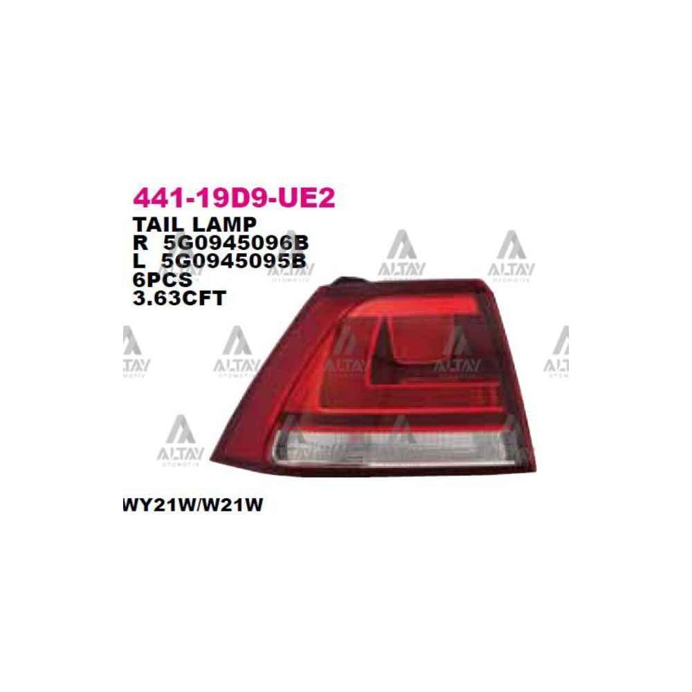 Golf7 13- Sol Dış Füme Stop Lambası - DPO-441-19D9L-UE2 - 5G0945095B 