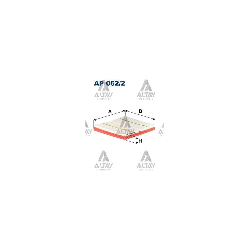  Polo Golf7 A1 İbiza Fabia 15- 1.0- Çiftli Hava Filtre - FLT-AP062/2 - 04C129620A 