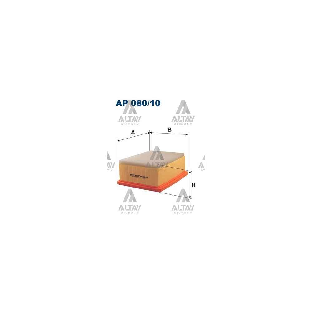  Partner Berlingo 96-08 1.9D-2.0 Hdi Süngerli Hava Filtre - FLT-AP080/10 - 1444VQ 