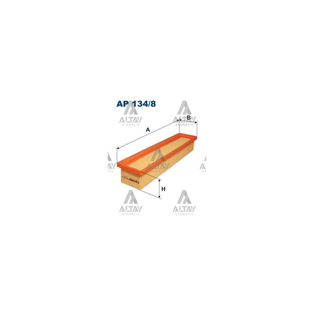  Clio Modus Twingo 04- 1.2 16V Uzun Tip Hava Filtre - FLT-AP134/8 - 7701059409 
