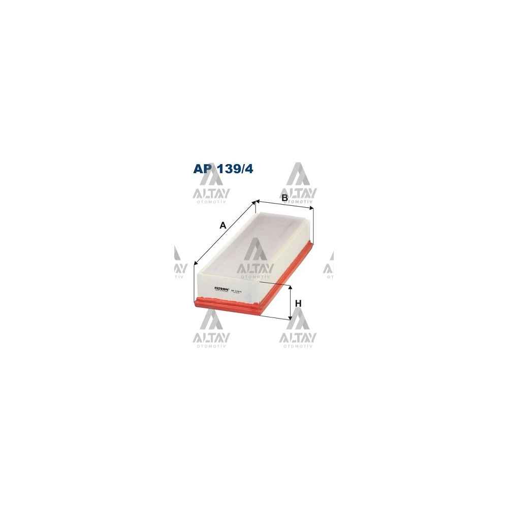  A4 A5 Q5 2008-2012 1.8 -2.0 -2.0- Hava Filtre - FLT-AP139/4 - 8K0133843E 