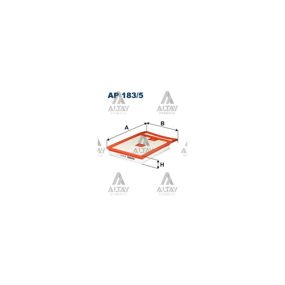 Polo A1 ibiza Fabia 14- 1.4- Hava Filtre - FLT-AP183/5 - 6C0129620D FLTAP1835 