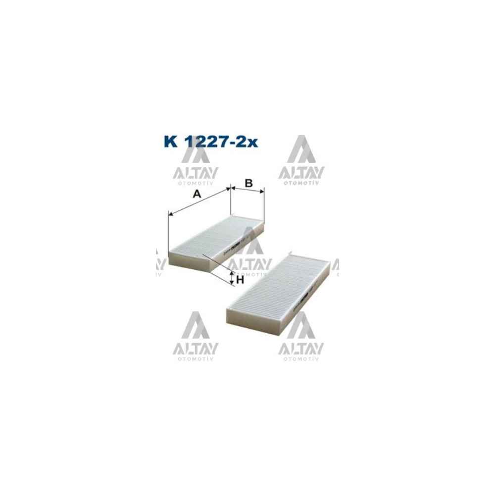 3008 5008 Partner Tepee 07- Karbonsuz Polen Filtresi - FLT-K1227-2X - 6447XF 
