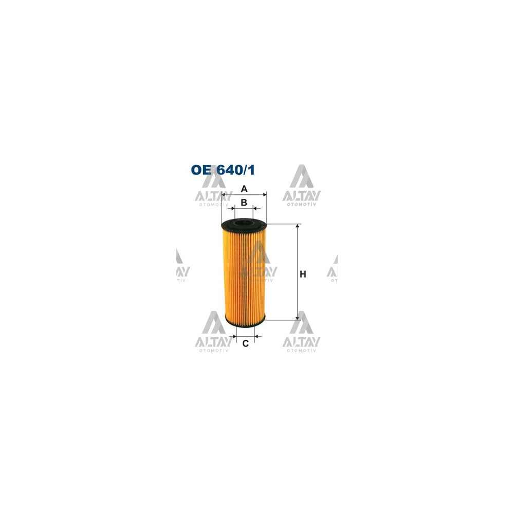  W204 W212 C Seri E Seri 04-11 M266-Om 640 Yağ Filtresi - FLT-oe640/10 - A2711800509 FLTOE6401 