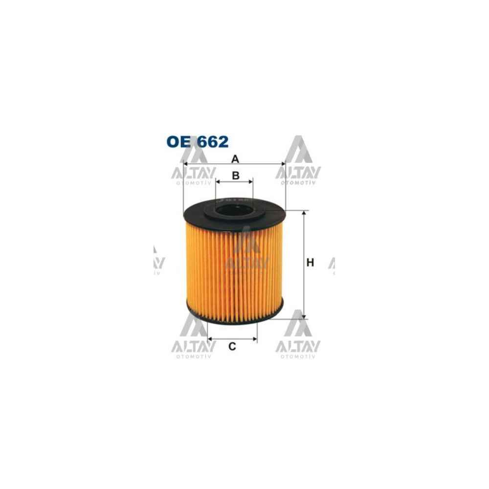 S40 V40 S60 S70 98- Yağ Filtresi - FLT-OE662 - 12758108 