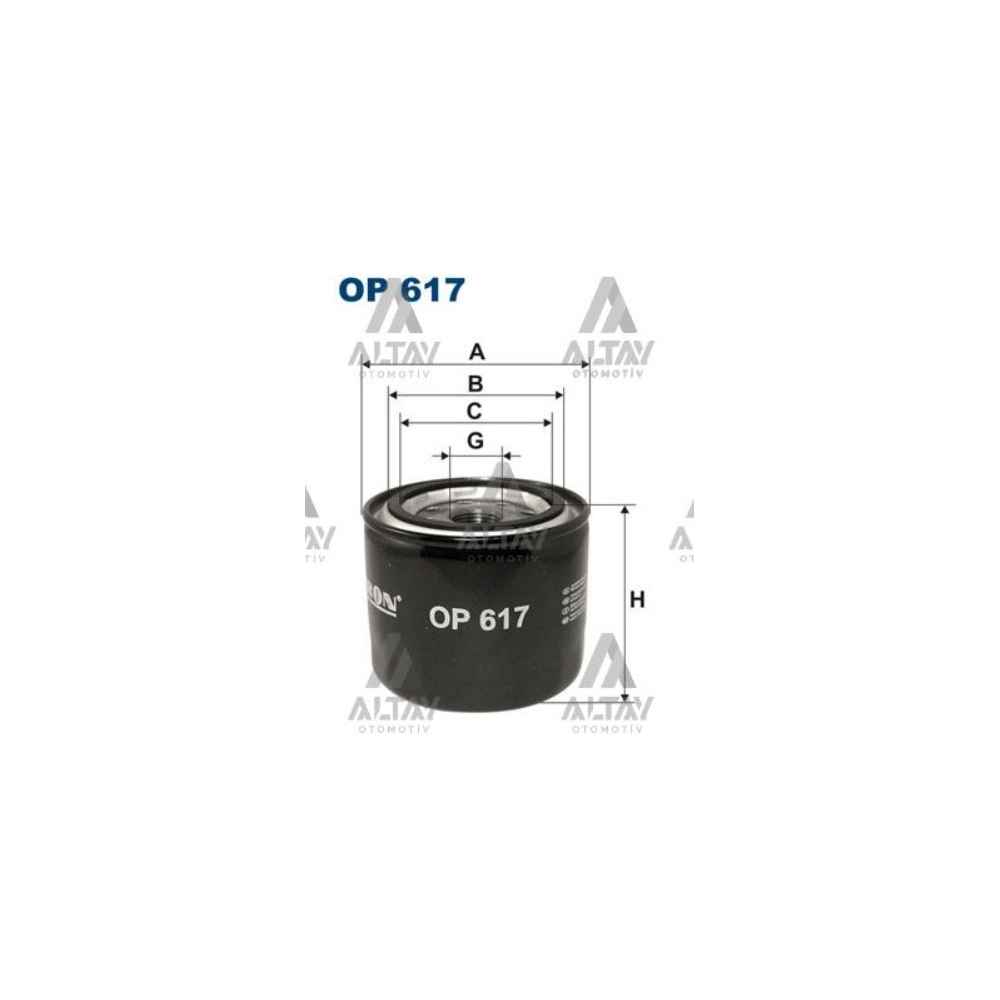 Swift 17- 1.0-1.2 Yağ Filtresi - FLT-OP617/2 - 16510-84M00 FLTOP617 