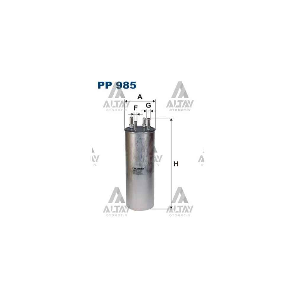 Transporter T5 T6 Touareg 04- 1.9 -2.5 -2.0 Yakıt Filtresi Mazot - FLT-PP985 - 7H0127401B 