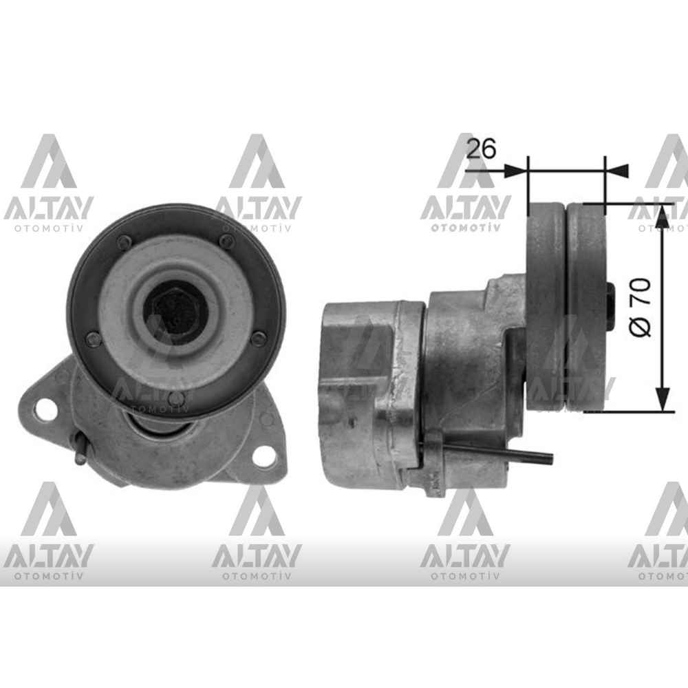 Evanda Rezzo Daewoo Nubira Lezzo Astra F Astra G Corsa Vantilatör Bilyesi - GATES-T38154 