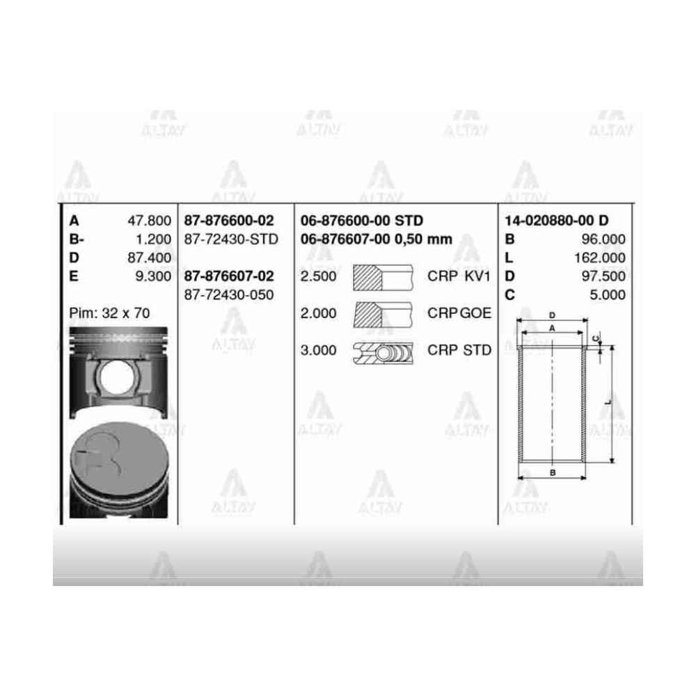 B-2500 Std Gömlek - GOE-14-020880-00 - 14-020880-00 