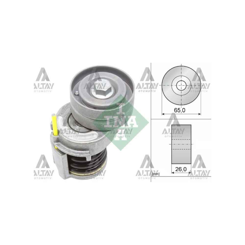 Golf5 Jetta Passat Tiguan A3 04-11- 1.4 Tsi Komple Vantilatör Bilyesi - INA-534034610 