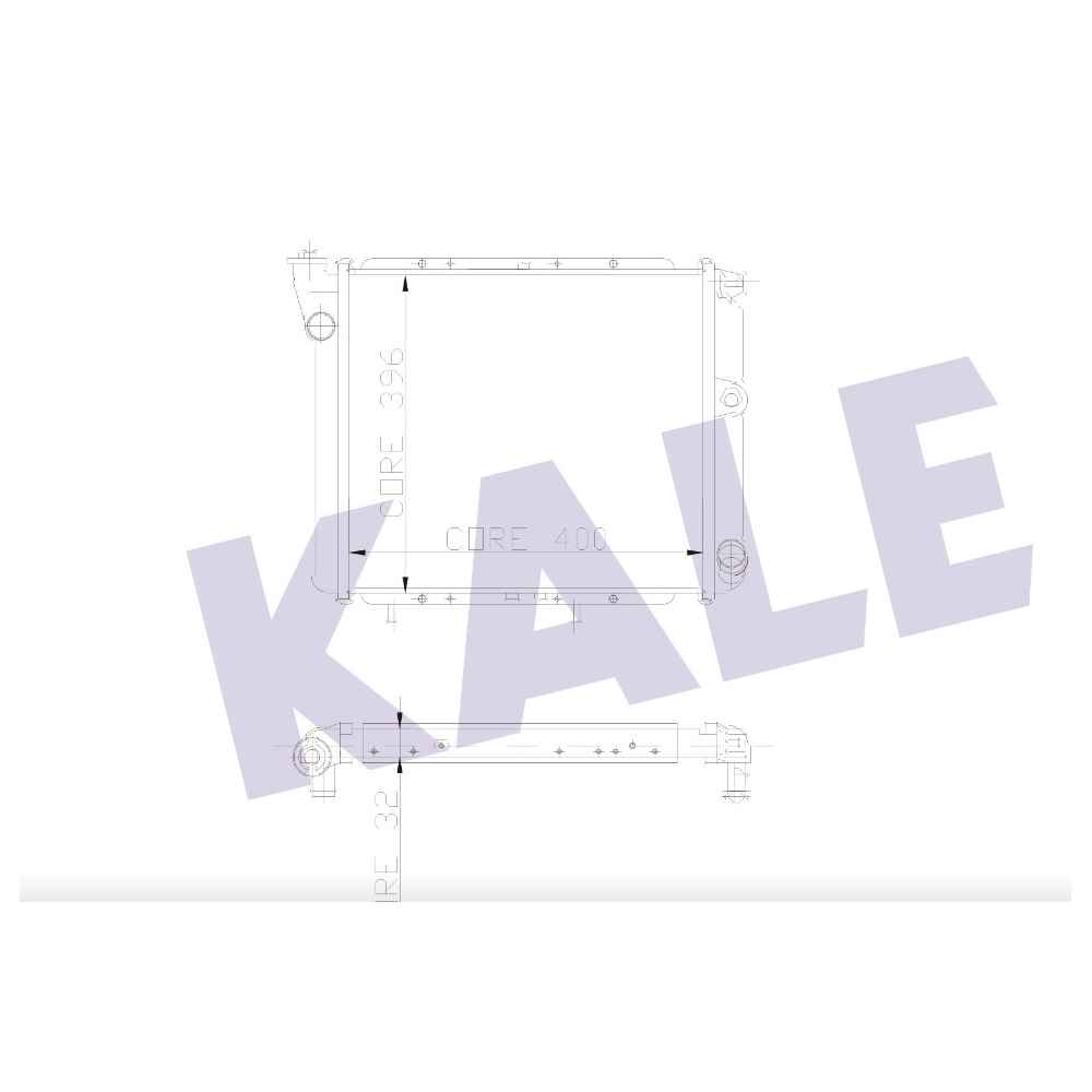R9 85-00 R11 85-00 1.4-1.6 Karbüratörlü Mekanik Su Radyatör - KLE-0503112AL - 7701406496 