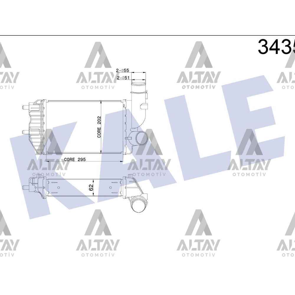 Ducato Boxer Jumper 94-02 Turbo Radyatörü Intercooler - 1307012080 