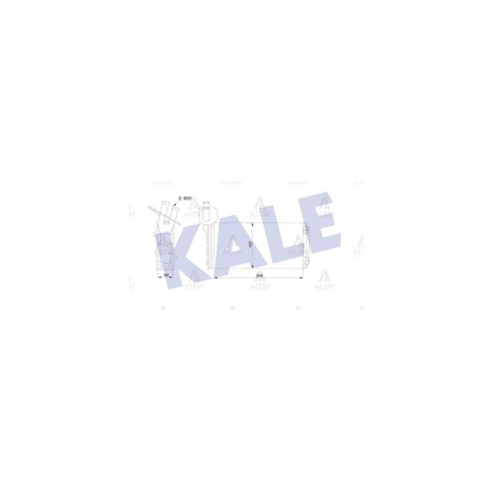 Transporter T4 95-03 Klimasiz Mekanik Kalorifer Radyatörü - KLE-346450 - 701819031A 