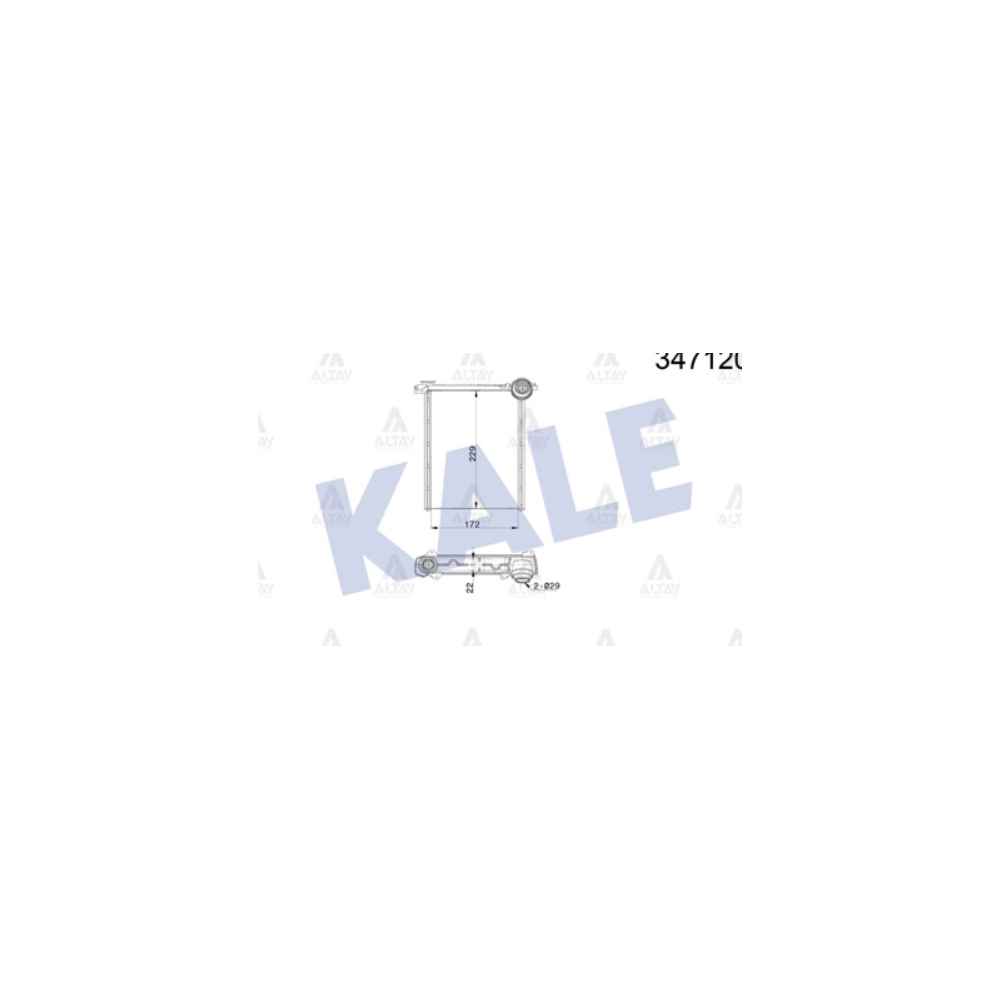 308 07-13 C3 Picasso 09- Rcz 10- Brazing Kalorifer Radyatörü - KLE-347120 - 6448S4 