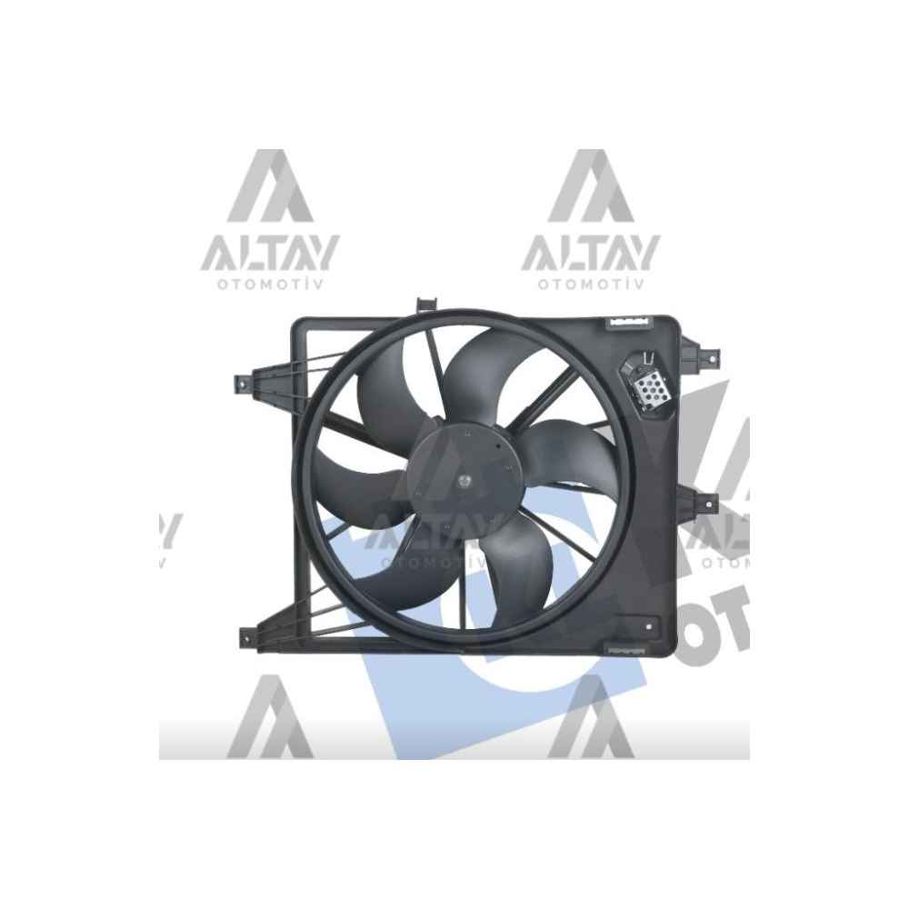 Logan 04-12 Sandero 08-13 1.4-1.6 16V Davlumbazli Rezistansli Fan Radyatör - KLE-353780 