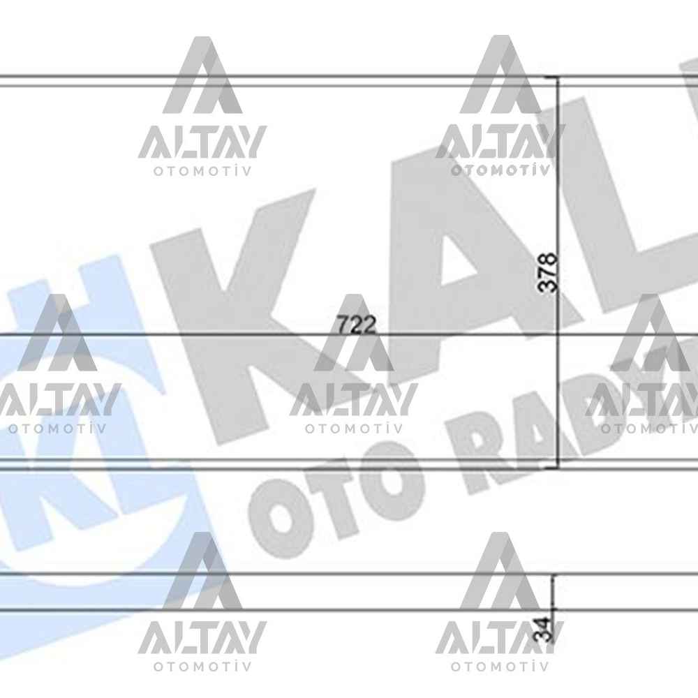  Transporter T4 97-03 Abl- 2.4-2.5 Mekanik Su Radyatör - KLE-356880 - 701121253K 