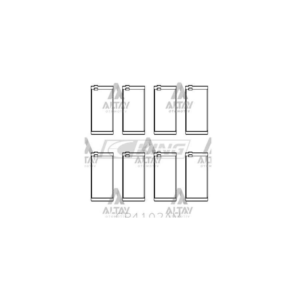 Hilux-Hiace 2-L Std Kol Yatak - KNG-CR4102AM - 13041-54012 