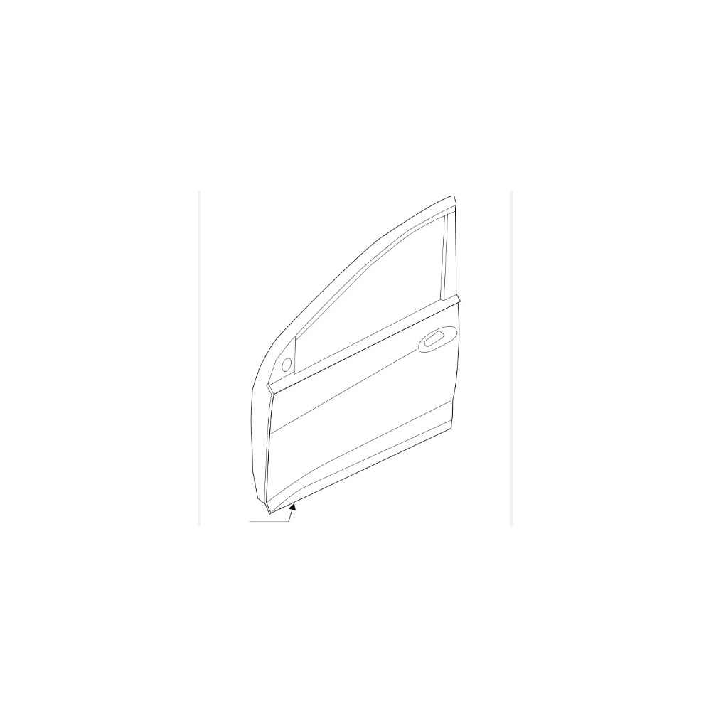 Elantra Ön 11-16 Sağ Kapı - MBS-760043X500 - 76004-3X500 