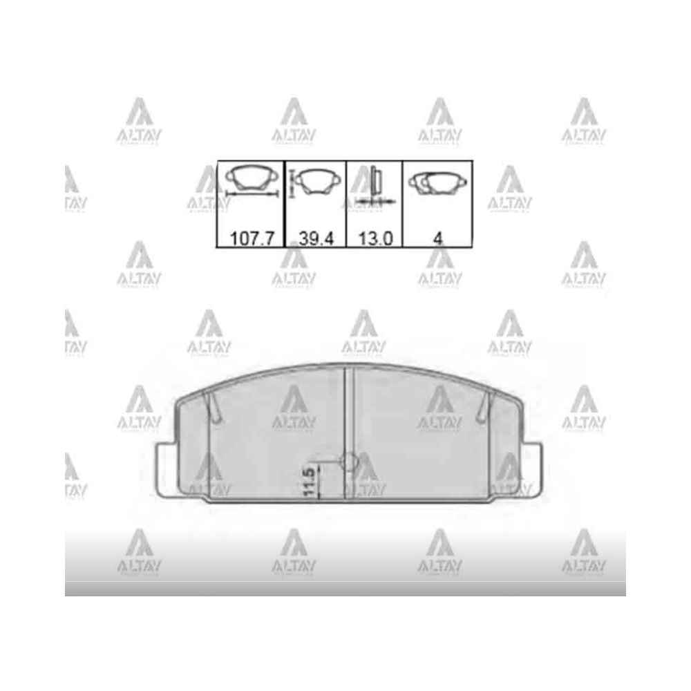 626 98-02 6 03-12 323 99- Disk Arka Balata - MHR-00142 - FB712628ZA 
